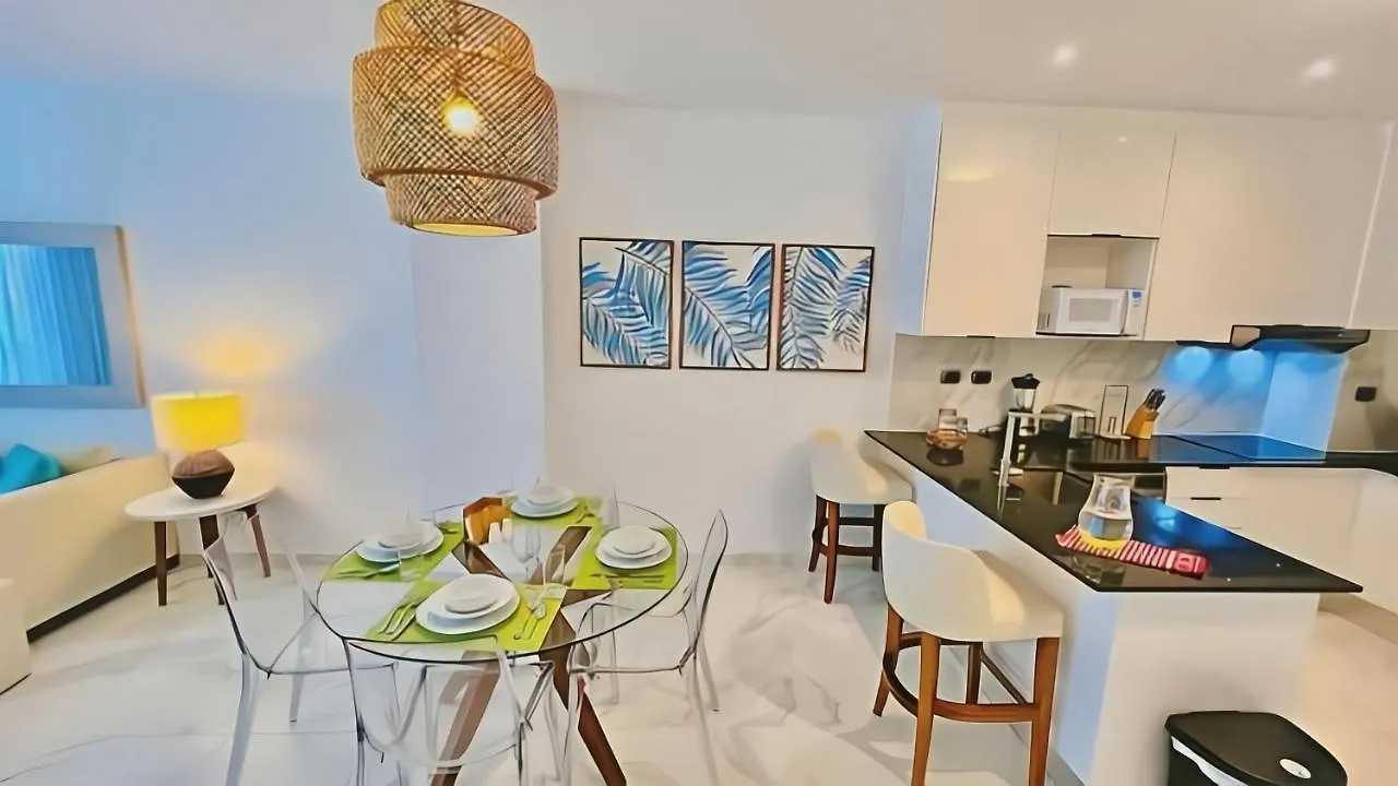 Cana Rock Star, Vista Al Campo De Golf Y Piscina C-303, B-400, B-506 Y B-502 - Desayuno Incluido Punta Cana Appartement